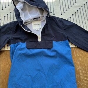 Janie and Jack Blue and Black Hooded Jacket